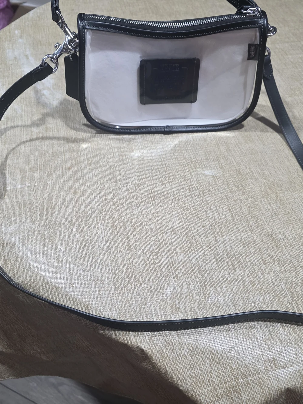 Coach Black Leather Tote Bag